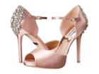 Badgley Mischka Dawn (blush Satin) High Heels