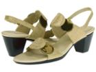 Munro American Solar (linen Suede/gold Mirror Kid) Women's Sandals