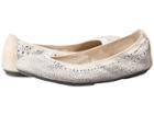 Hush Puppies Chaste Ballet (silver Stud) Women's Flat Shoes