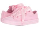 Converse Kids Chuck Taylor(r) All Star(r) Big Eyelets Ox (little Kid/big Kid) (cherry Blossom/cherry Blossom/cherry Blossom) Girls Shoes