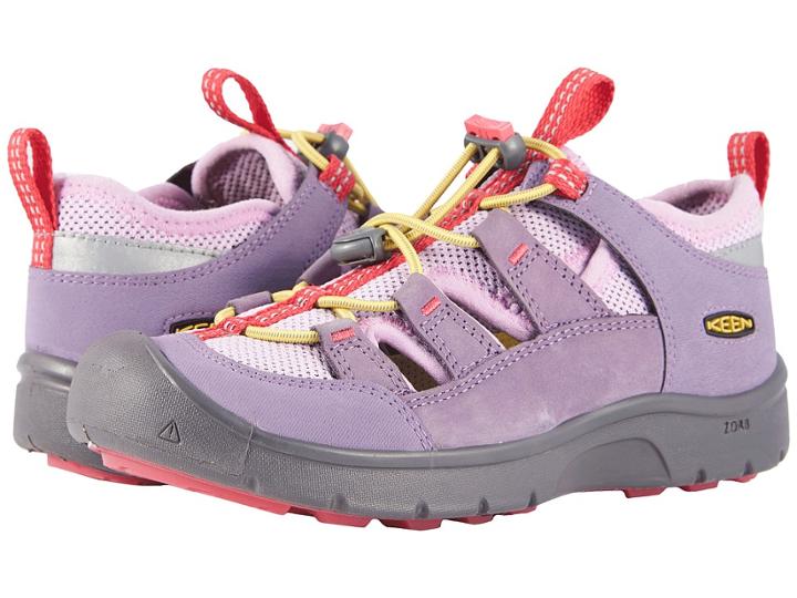 Keen Kids Hikeport Vent (little Kid/big Kid) (montana Grape/teaberry) Girl's Shoes