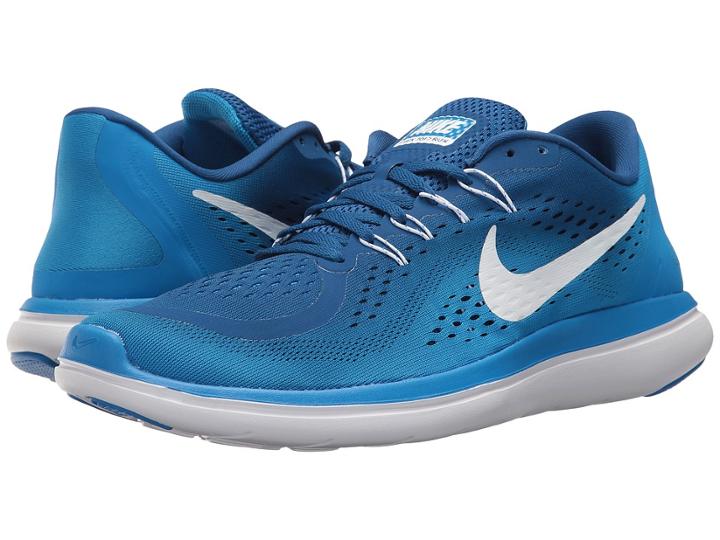 Nike Flex Rn 2017 (gym Blue/white/photo Blue/binary Blue) Men's Running Shoes