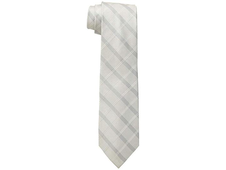 Calvin Klein Creme Windowpane (taupe) Ties