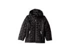 Spyder Kids Edyn Hoodie Insulated Jacket (big Kids) (black/black) Girl's Coat