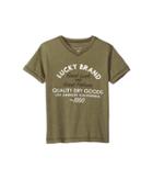 Lucky Brand Kids Good Fortune Short Sleeve Tee (big Kids) (cypress) Boy's T Shirt