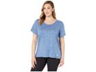Nike Dry Training Top (size 1x-3x) (indigo Force/teal Tint/teal Tint) Women's Clothing