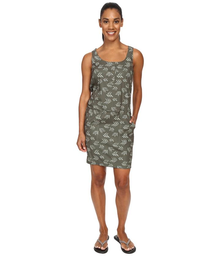Toad&co Gemma Dress (dark Moss Print) Women's Dress