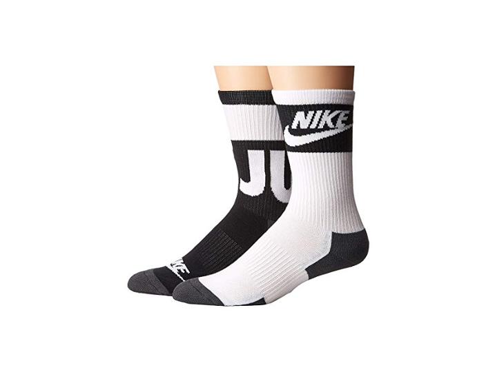 Nike Just Do It Crew 2-pair Pack (multicolor) Men's Crew Cut Socks Shoes