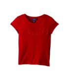 Polo Ralph Lauren Kids Polo Short Sleeve T-shirt (little Kids/big Kids) (park Ave Red) Girl's Clothing