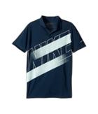 Nike Kids Victory Graphic Polo (little Kids/big Kids) (armory Navy/wolf Grey) Boy's Short Sleeve Pullover
