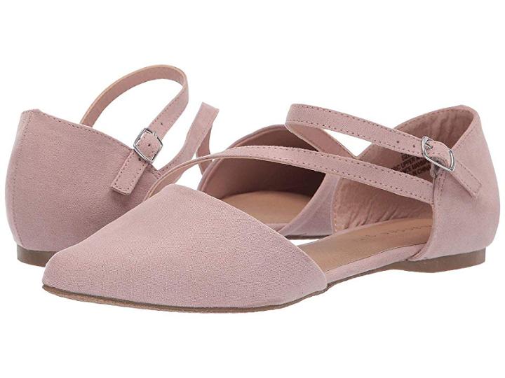Madden Girl Eelliee (blush Fabric) Women's Flat Shoes