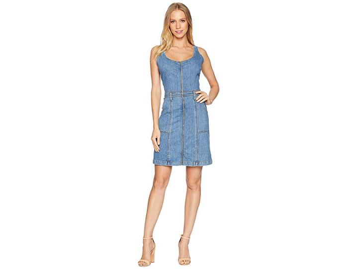 7 For All Mankind Zip Front Dress (authentic Artwalk 2) Women's Dress