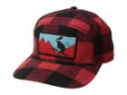 Pistil Kicker (red) Baseball Caps