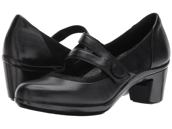 Aravon Lexee Mary Jane (black Leather) Women's Maryjane Shoes