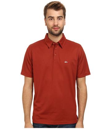 Quiksilver Waterman Waterman Collection Water Polo 2 Knit Polo (port) Men's Short Sleeve Pullover