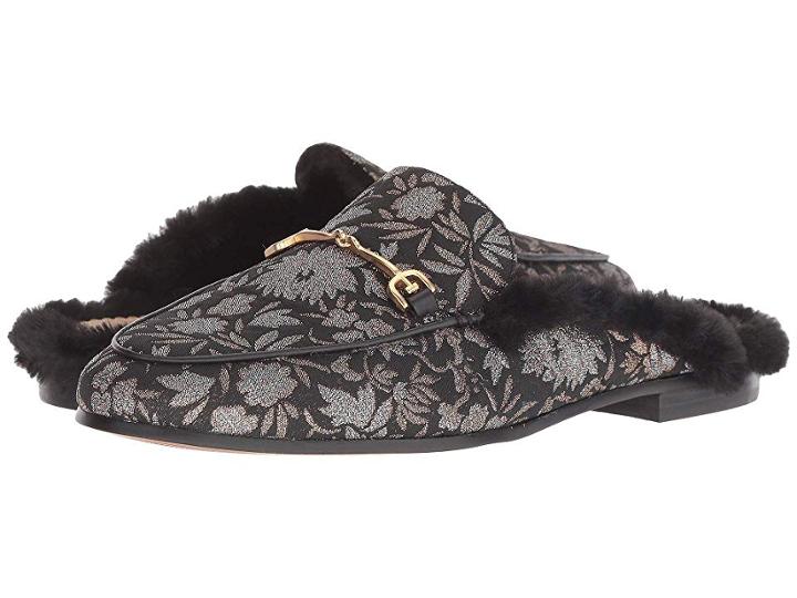 Sam Edelman Linnie (black Multi Holiday Floral Jacquard Holiday Floral Jacquard) Women's Clog/mule Shoes