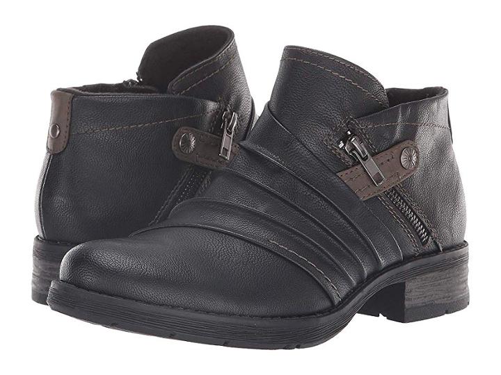 Earth Origins Natalie (black/stone) Women's Lace-up Boots