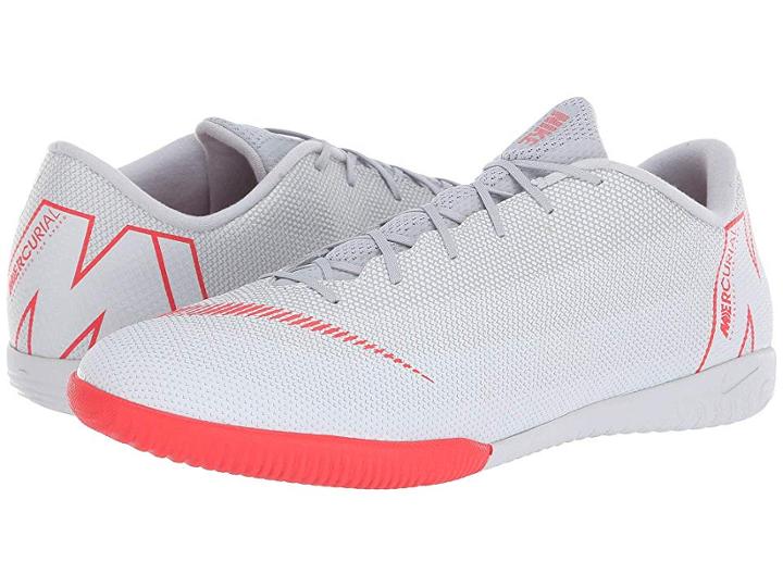 Nike Vaporx 12 Academy Ic (wolf Grey/light Crimson/pure Platinum) Men's Soccer Shoes