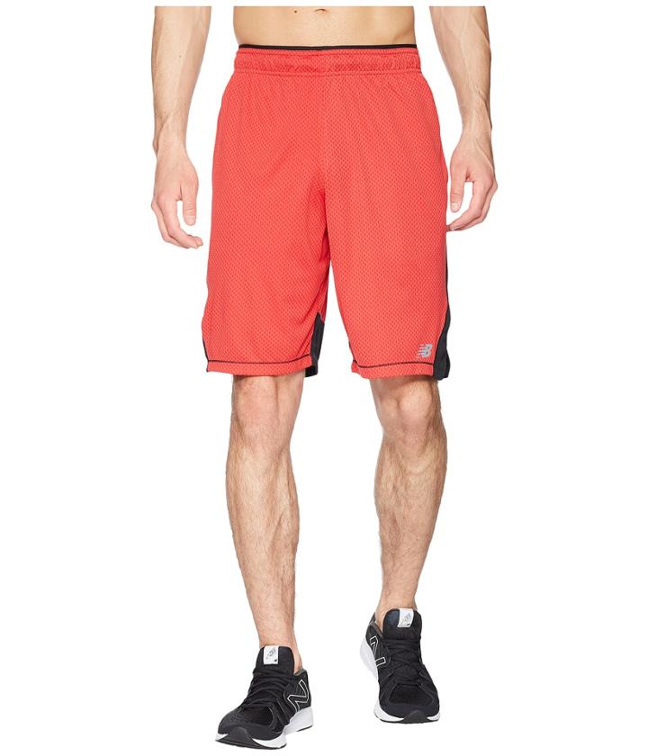 New Balance Tenacity Knit Shorts (team Red/black) Men's Shorts