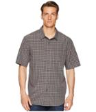 Quiksilver Waterman Checked Light Shirt (dark Shadow) Men's Clothing