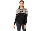Hot Chillys Sweater Knit Top (winter Love) Women's Clothing