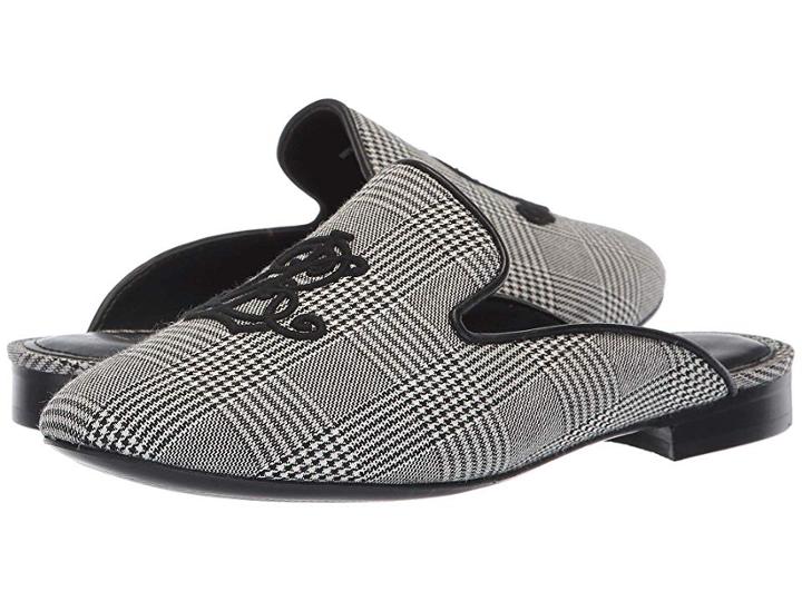 Lauren Ralph Lauren Cadi Ii (black/cream Glen Plaid) Women's  Shoes