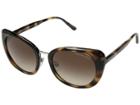Michael Kors Lisbon 0mk2062 52mm (dark Tortoise/smoke Gradient) Fashion Sunglasses
