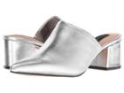 Steven Simone (silver Leather) Women's Clog/mule Shoes