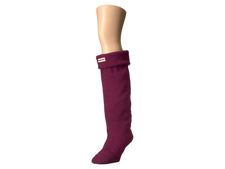 Hunter Boot Socks (violet) Women's Crew Cut Socks Shoes