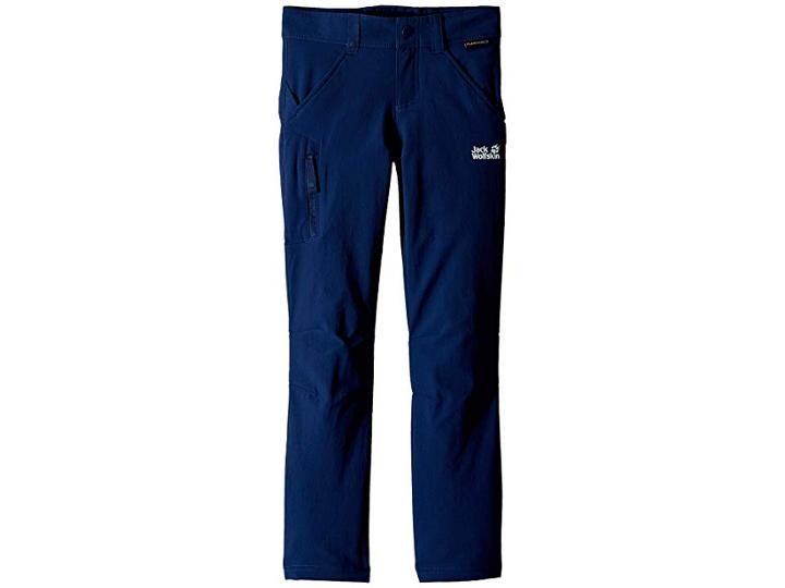 Jack Wolfskin Kids Activate Pants (infant/toddler/little Kids/big Kids) (navy Blue) Kid's Casual Pants