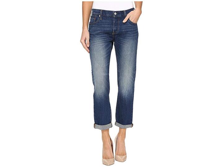 Levi's(r) Womens Premium 501 Customized And Tapered Jeans (roasted Indigo) Women's Jeans