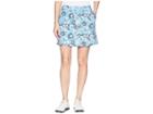 Vineyard Vines Golf Mosaic Floral Print Golf Skort (dutch Blue) Women's Skort
