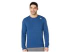 Reebok Elements Marble Melange Crew Sweatshirt (bunker Blue) Men's Sweatshirt