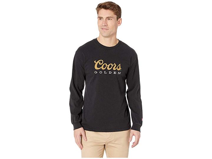 Brixton Golden Ii Long Sleeve Stt (black) Men's Long Sleeve Pullover