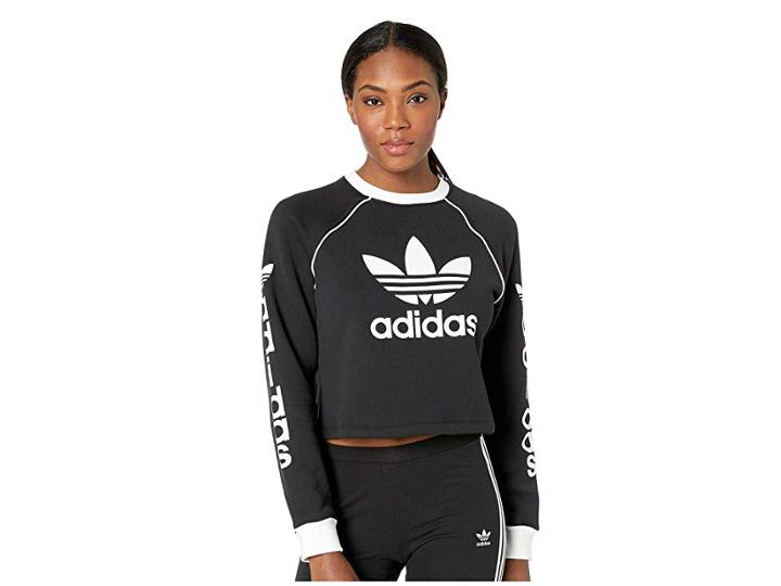 Adidas Originals Trefoil Sweater (black) Women's Sweater