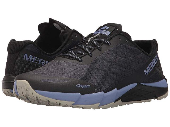 Merrell Bare Access Flex (black/metallic Lilac) Women's Shoes