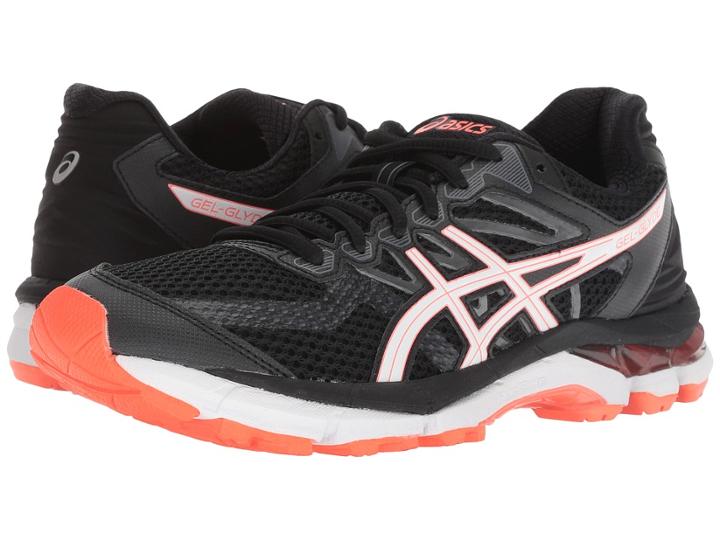 Asics Gel-glyde (black/white/flash Coral) Women's Shoes