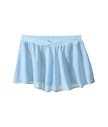 Bloch Kids Georgette Sequin Dot Skirt (little Kids/big Kids) (pastel Blue) Girl's Skirt