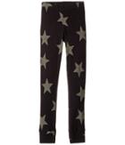 Nununu Star Leggings (little Kids/big Kids) (black) Girl's Casual Pants