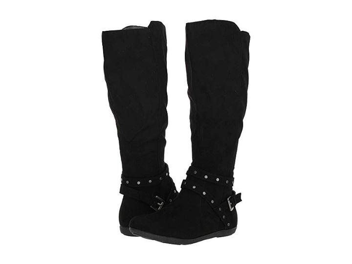 Fergalicious Bridges Wide Calf (black) Women's Boots