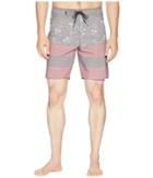 Vans Era Tri-blend Boardshorts (black Island Beach) Men's Swimwear