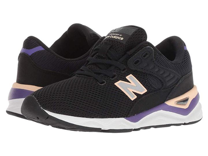New Balance Kids Kjx90v1p (little Kid) (black/prairie Sunset) Kids Shoes
