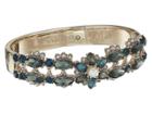 Marchesa Medium Bangle Bracelet (gold/blue Multi) Bracelet