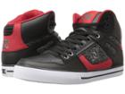 Dc Spartan High Wc (black/black/red) Men's Shoes