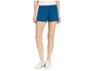 Adidas D2m Knit Shorts (legend Marine/shock Cyan) Women's Shorts
