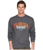 Champion College Florida Gators Eco(r) Powerblend(r) Crew (granite Heather) Men's Short Sleeve Pullover