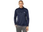 Adidas Essentials Tech 1/4 Zip (collegiate Navy) Men's Clothing