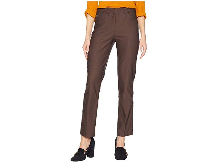 Tribal Petite Century Stretch Straight Fit Trousers (coffee) Women's Casual Pants