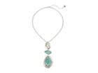 The Sak Multi Stone Y-necklace 17 (aqua) Necklace