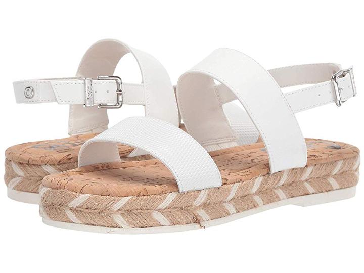 Circus By Sam Edelman Ani (bright White Diamond Square Emboss/super Buck) Women's Shoes